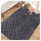 $110 PURRUGS Easy Care Area Rug 4x6, Non-Slip Machine Washable