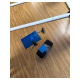 $76 90  Foldable Bed Assist Rails with Tray, Light, 3 Handles, 350lb