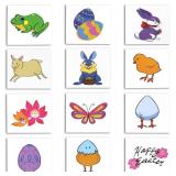 JOYIN Easter Crafts Kit with 500 Stickers, 144 Shapes, 60 Tattoos