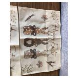 Artoid Mode Easter Carrots Rabbit Placemats, 12x18 in, Set of 4