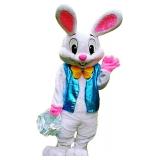 $49 Funny Easter Bunny Mascot Costume for Adults Halloween