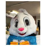 $49 Funny Easter Bunny Mascot Costume for Adults Halloween