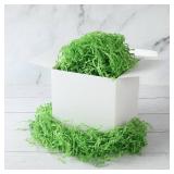Lime Green Crinkle Paper Shred Filler (1/2 LB) for Gifts