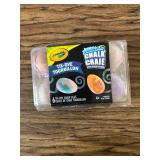 Crayola Washable Sidewalk Chalk Eggs, Tie-Dye, 6 Count