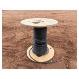 Roll of Security Wire - Fiber Optic Wire on Wooden Spool