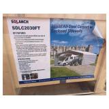 Unused SD LANCH High-End Carport (20x30 Enclosed) (SDLC2030FT)