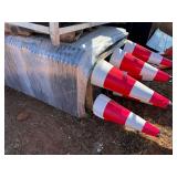 Unused LOT OF 250 - SD LANCH Safety Traffic Cones (IRSTC)