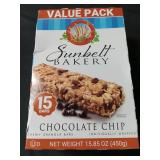 Sunbelt Bakery CHEWY GRANOLA BARS chocolate chip 15 bars