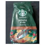 Starbucks House Blend  Ground Coffee  Medium Roast Hot or Iced Coffee  18 oz