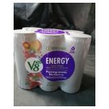 V8 +ENERGY Pomegranate Blueberry Energy Drink - 6pk/8 fl oz Cans