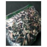 Molilove Womens Cheetah Print Romper Sexy Bodycon Shorts Jumpsuit Long Sleeve Crew Neck One Piece Outfits Y2K Trendy Clothes XL