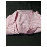 CUNLIN Pink Button Up Striped Shirt Women Long Sleeve Blouses for Dressy Casual Collared Light Down Shirts Womens and Tops Pink Size S