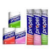 Propel Electrolyte Enhanced Water Drink Mix Powder Packets, Kiwi Strawberry Variety Pack, Zero Calorie & Zero Sugar Hydration with Electrolytes and Vitamins C & E (30 Packets)