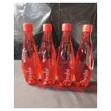 Healsi Red Artesian Water Sparkling, 16.9 Fluid Ounce (Pack of 4) (NO VISIBLE EXP DATE)