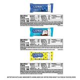 LUNA Bar - Variety Pack - Gluten-Free - Non-GMO - 7-9g Protein - Made with Organic Oats - Low Glycemic - Whole Nutrition Snack Bars - Amazon Exclusive - 1.69 oz. (12 Count)