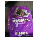 Hershey s Kisses SPECIAL DARK Mildly Sweet Chocolate Candy  Party Pack 32.1 oz