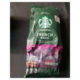 Starbucks Whole Coffee Beans, Dark Roast Hot or Iced Coffee, French Roast, 18 oz