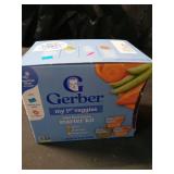 Gerber Non-GMO Baby Food Stage 1 My 1st Veggies Starter Kit Puree Tubs 2oz/6pk