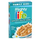 Quaker Mighty Life Multigrain Cereal, Very Vanilla, Bone Health Support, 22.3 Oz Family Size
