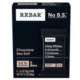 RXBar CHOCOLATE SEA SALT PROTEIN BAR, CHOCOLATE SEA SALT 5 bars