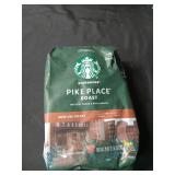 Starbucks Pike Place Roast  Ground Coffee  Medium Roast Hot or Iced Coffee  28 oz