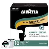 Lavazza Gran Selezione Coffee K-Cup Pod for Keurig Brewer  Dark Roast  10 Count