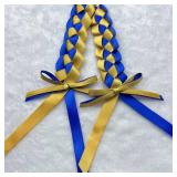 Caiyao Handmade Ribbon Rope Class of 2025 School College High School Graduation Double Braided Necklace Leis Congratulation Party Gifts Bow Closure Jewelry for Women Men-4