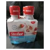 Slimfast Original Strawberries & Cream Meal Replacement Shakes, 4 Ct, 11 fl oz