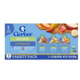 Gerber Organic Baby Food Stage 2 Fruit & Veggie Puree Pouches Value Pack - 9ct/31.5oz