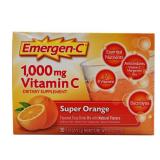 Emergen-C 1000Mg Vitamin C Powder for Immune Support Super Orange - 30 Ct