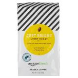 Amazon Fresh, Just Bright Ground Coffee, Light Roast, 12 Oz