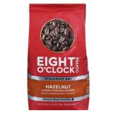 Eight O Clock Hazelnut Flavor Whole Bean Coffee 20 oz Bag