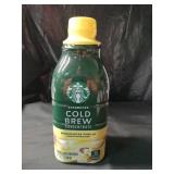 Starbucks Madagascar Vanilla Naturally Flavored  Bottled Cold Brew Coffee Concentrate Drink  32 oz