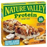 Nature Valley Chewy Granola Bar  Protein  Coconut Almond  5 Bars  7.1 OZ