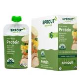 Sprout Organics Stage 3 Baby Food  Organic Creamy Vegetables & Chicken  4 oz Pouches (6 Pack)