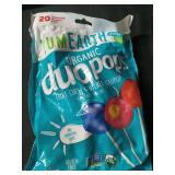 YumEarth Organic Duo Pops, Lollipops with Fruit Chew Centers - Allergy Friendly (Top 9 Free), No Artificial Dyes, Non GMO, Gluten Free, Vegan Candy Snacks - Individually Wrapped Pops (20 Count (Pack o