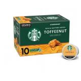 Starbucks K-Cup Coffee Pods, Toffeenut Flavored Coffee, Naturally Flavored, 100% Arabica, 1 box (10 pods)