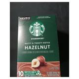 Starbucks K-Cup Coffee Pods, Flavored Hot or Iced Coffee, Hazelnut, 10 Keurig Pods