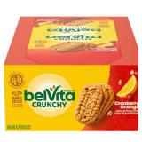 belVita Breakfast Bars Biscuits, Cranberry Orange, 8 Packs (4 Biscuits Per Pack)