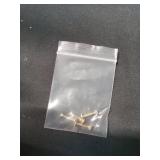 HQLA 16G Clear CZ Labret Monroe Lip Ring Tragus Nail Helix Earring Stud Piercing Jewelry Surgical Stainless Steel 2mm 3mm CZ 8mm Bar 4-8 Pcs (2 Pairs Yellow Gold - Bar 8mm; CZ:2-3mm)