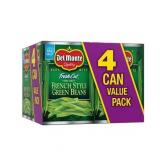 DEL MONTE FRENCH STYLE GREEN BEANS 4 14.5 OZ CANS