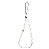 Staqlo Beads Phone Charm, Elegant Beaded CellPhone Strap, Cute Mobile Wrist Chain, Camera Strap Wristlet, Bag Car Key Lanyard Decoration for Women hdcy-2