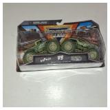 Monster Jam 2024 Series 30 1:64 Diecast Monster Truck 2-Pack, Shaker vs Soldier Fortune
