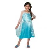 Disney Frozen Elsa Classic Blue Satin Dress for Girls Size 4-6X