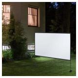 onn. 120" Portable Indoor/Outdoor 16:9 Projection Screen with Stand