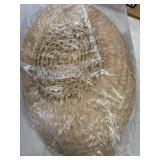 Seagrass Plant Basket, Wicker Woven Laundry Basket, Large Wicker Plant Baskets, Seagrass Baskets Planter for Plants Indoor(Unfolded Size 17.72" Diameter x 14.17" Height)