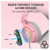 Razer Kraken Kitty V3 Pro Wireless RGB Kitty Headset for Gaming and Streaming, WHITE