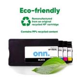 onn. Remanufactured HP 950XL/951XL High Yield Black, Cyan, Magenta, Yellow Inkjet Cartridges 4-Pack