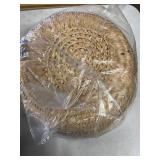 Seagrass Plant Basket, Wicker Woven Laundry Basket, Large Wicker Plant Baskets, Seagrass Baskets Planter for Plants Indoor(Unfolded Size 17.72" Diameter x 14.17" Height)