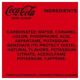 Coke Zero Sugar Diet Soda Soft Drink, 16.9 fl oz, 6 Pack